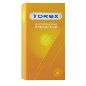Торекс презервативы №12 ребристые