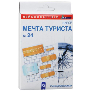 С-пласт набор пластырей медицинских №24 мечта туриста