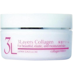 Джапан галс крем для лица 60г увлажняющий 3 слоя коллагена 