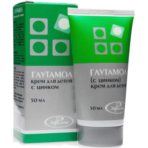 Глутамол крем для тела 50г д/детей с цинком