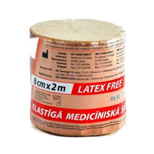 Лаума бинт медицинский эластичный 8смx2м