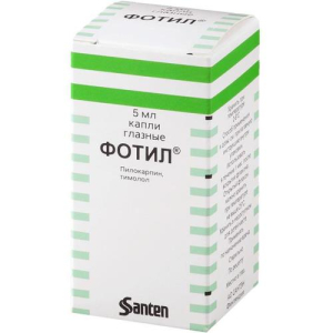 Фотил капли глазные 20мг/мл + 5мг/мл 5мл