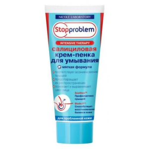 Стоппроблем крем-пенка для умывания 100мл салициловая