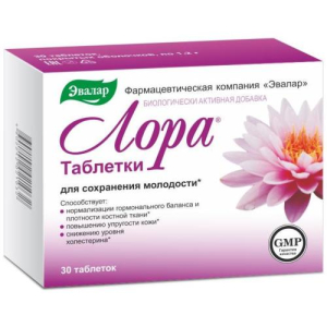 Эвалар лора таблетки 1.2г №30 сохранение молодости бад