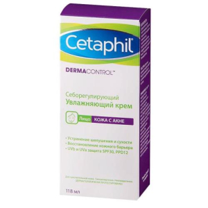 Сетафил дермаконтрол крем для лица 118мл себорегул увлажн