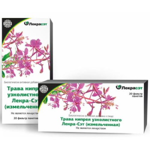 Кипрей узколистный (иван-чай) трава 1,5г. №20 пак. чайн. напиток бад /лекра-сэт/