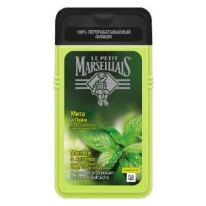 Ля петит марселлиас гель-шампунь 250мл д/мужч. мята + лайм 3в1