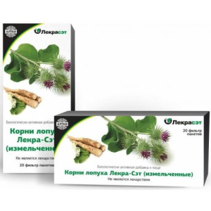Лопуха корень 1,5г. №20 пак. чайн. напиток бад /лекра-сэт/