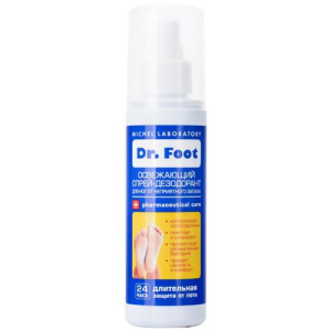 Доктор фут дезодорант спрей 150мл д/ног освежающ.