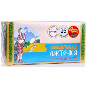 Сибирская ласточка фиточай 1,5г №26 зеленый чай