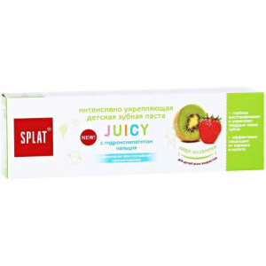 Сплат джус зубная паста 35мл детская киви + клубника