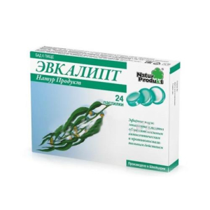 Эвкалипт натур продукт пастилки 2,5г №24 бад