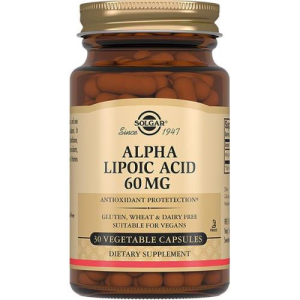 Солгар альфа-липоевая к-та капсулы 60мг №30 бад