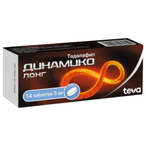 Динамико лонг таблетки покрытые пленочной оболочкой 5мг №14/Тева