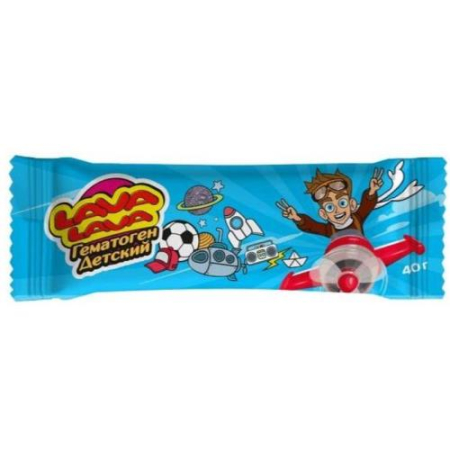 Лава-лава гематоген батончик 40г детский