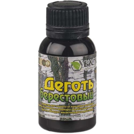 Деготь березовый 50мл. 18% (берестовый) /биолит/