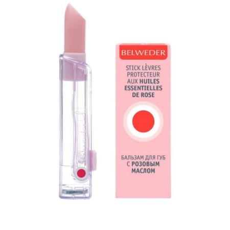 Бельведер бальзам для губ 4г с розовым маслом
