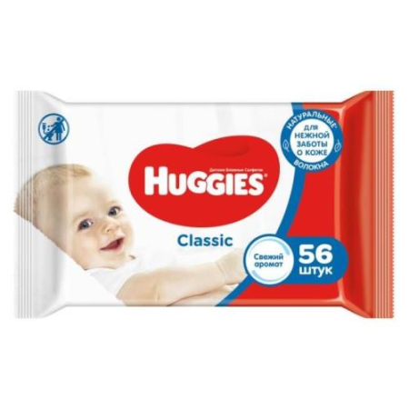 Хаггис классик салфетки детские №56