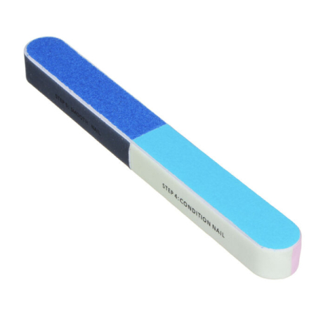 Маникюр пилка д/ногтей /7в1/овальная/цвет микс