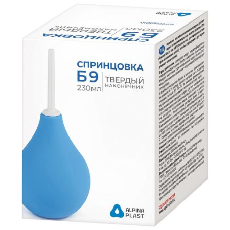 Альпина пласт спринцовка пвх №9б тверд након 230мл
