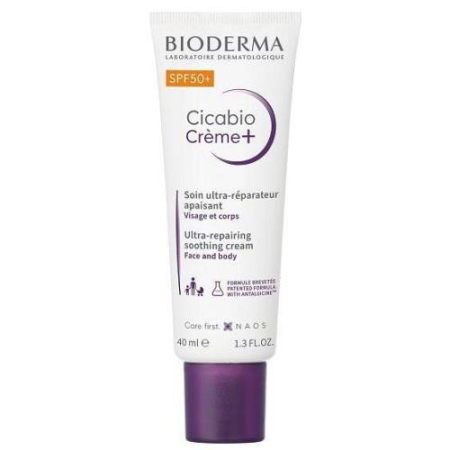 Биодерма цикабио крем 40мл восстан успок spf50+  [bioderma]