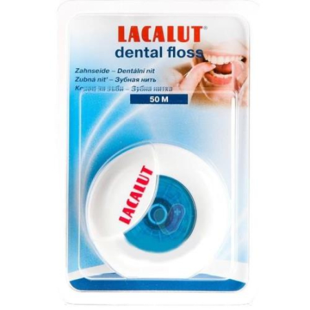 Лакалют дентал флосс зубная нить 50м