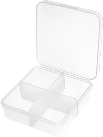 Таблетница 4 приема круглая 7х7х2