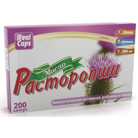 Реалкапс расторопши масло капсулы 300мг №200
