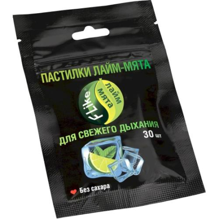 Флайк пастилки жевательные №30 мята-лайм б/сахара