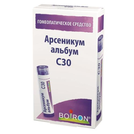 Арсеникум альбум с30 гранулы гомеопатические 4г монокомп