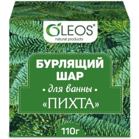 Олеос шар бурлящий для ванн 110г пихта