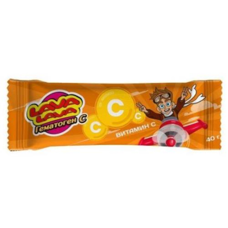 Лава-лава гематоген батончик 40г витамин С