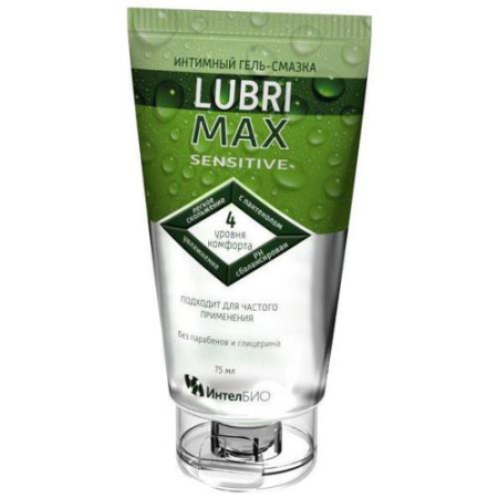 Лубримакс сенситив гель-смазка 75мл