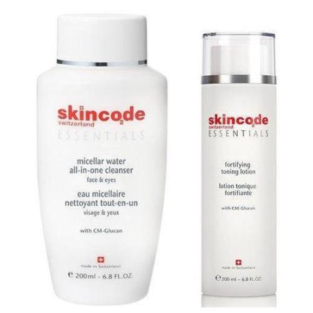 Скинкод набор (мицелляр вода + укрепл тонизир лосьон)