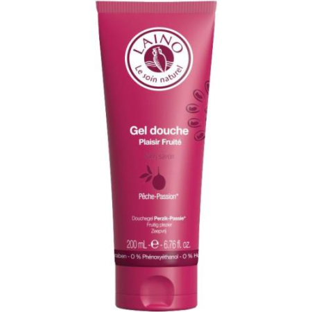 Лэно гель д/душа персик 200мл. [laino]