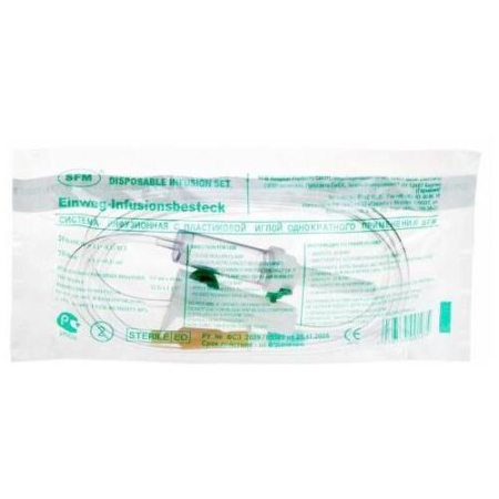 Сфм система инфузионная 21g 0,8х40мм