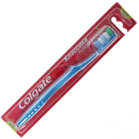 Колгейт зубная щетка классика плюс средняя