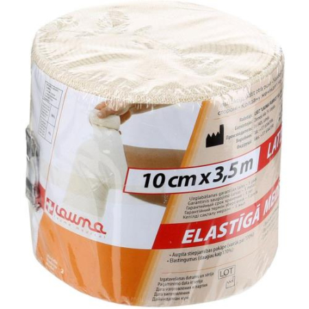 Лаума бинт медицинский эластичный 10смx3,5м