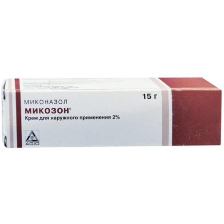 Микозон крем для наружного применения 2% 15г