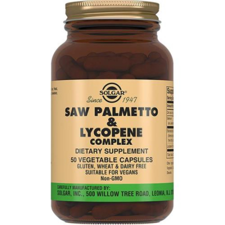 Солгар пальметто ликопин капсулы 653мг №50 комплекс