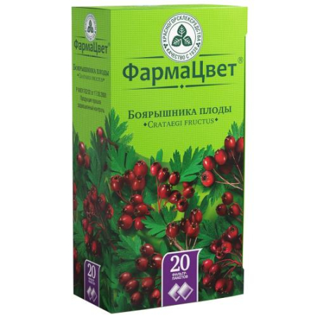 Боярышника плоды порошок 3г №20