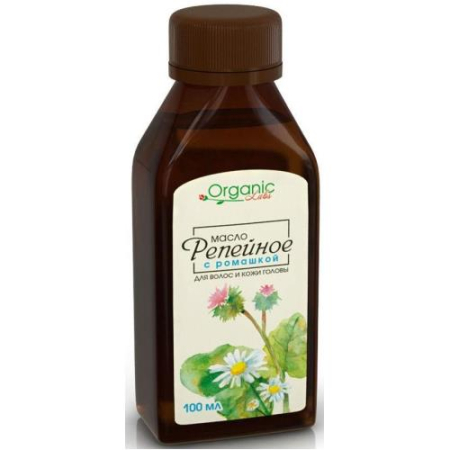 Органик лабс масло репейное +  ромашка 100мл. /реалкосметик/