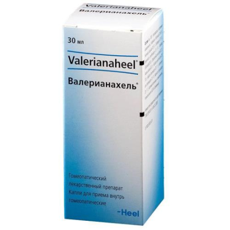 Валерианахель капли для приема внутрь гомеопатические 30мл