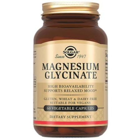 Солгар глицинат магния капсулы 1158мг №60