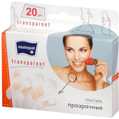 Матопат пластырь №20 транспарент