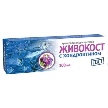 Живокост крем-бальзам для суставов 100мл хондроитин