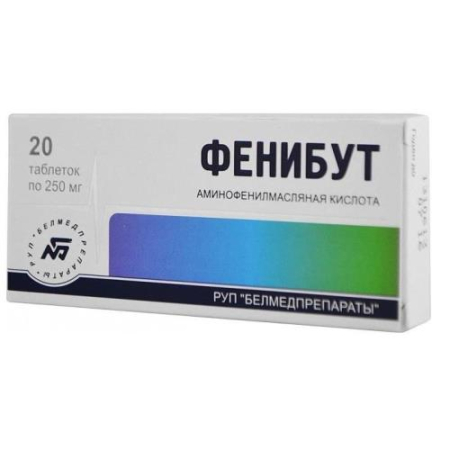 Фенибут таблетки 250мг №20/БМП