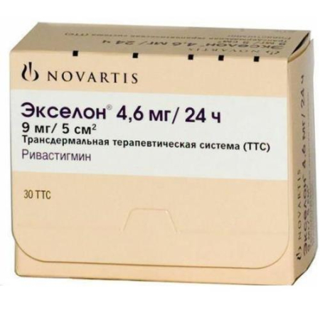 Экселон пластырь трансдермальный 4.6мг/сут №30