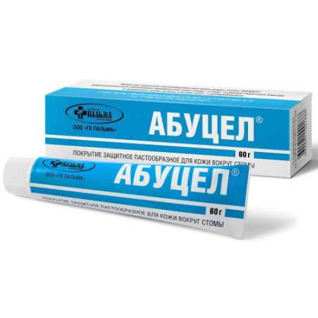 Абуцел покрытие пастообразное 60г вокруг стомы 