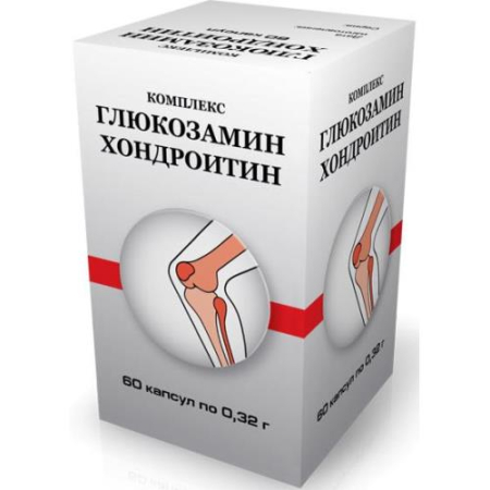 Гхк №60 капс. глюкозамин хондроитин комплекс
